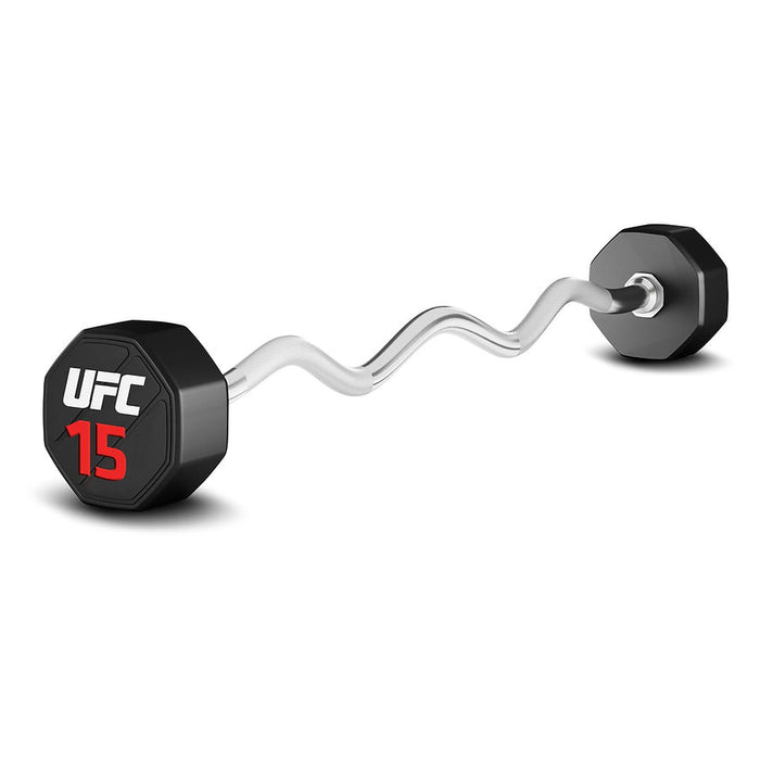 UFC PREMIUM URETHANE EZ CURL BARBELL 10-45KG (10PIECES) - 250KG