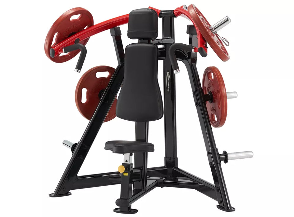 Press de hombros con carga de placa Steelflex