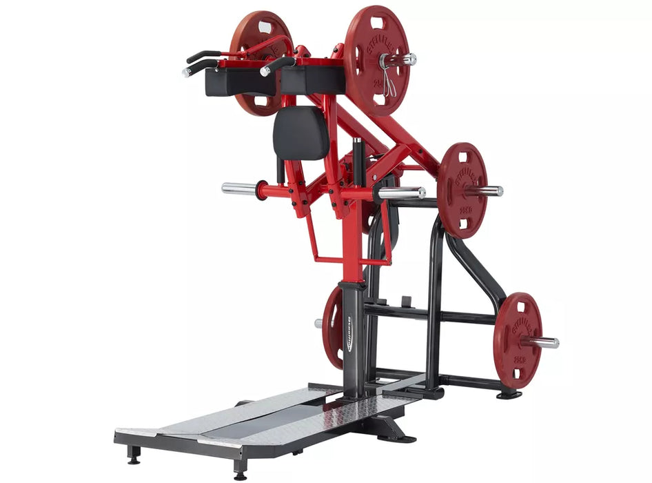 Máquina de sentadillas con carga de placa Steelflex