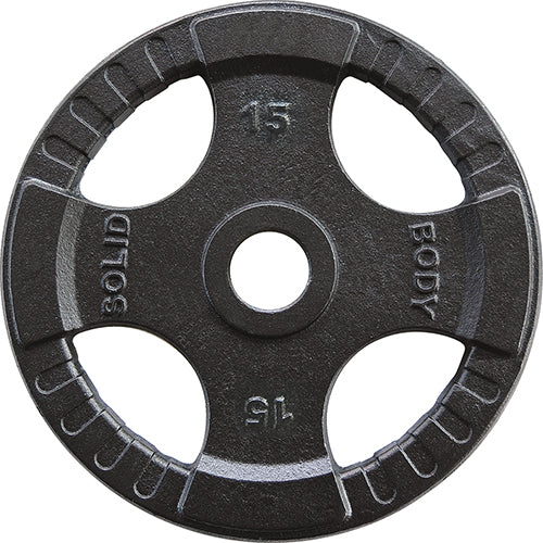 BodySolid Olympic Iron Disk Black