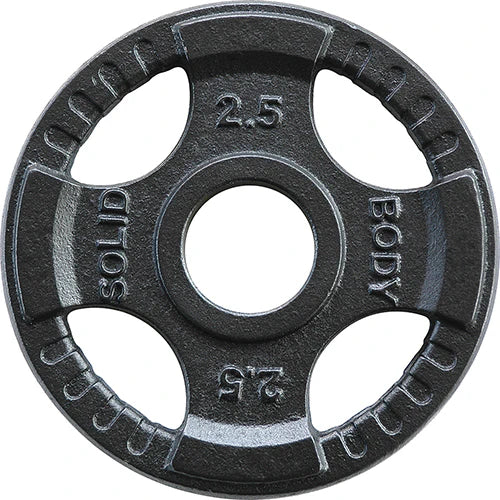 BodySolid Olympic Iron Disk Black