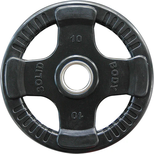 BodySolid Olympic Rubber Disk Black