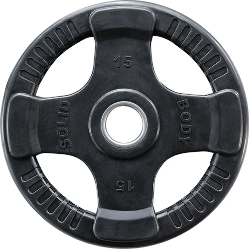BodySolid Olympic Rubber Disk Black