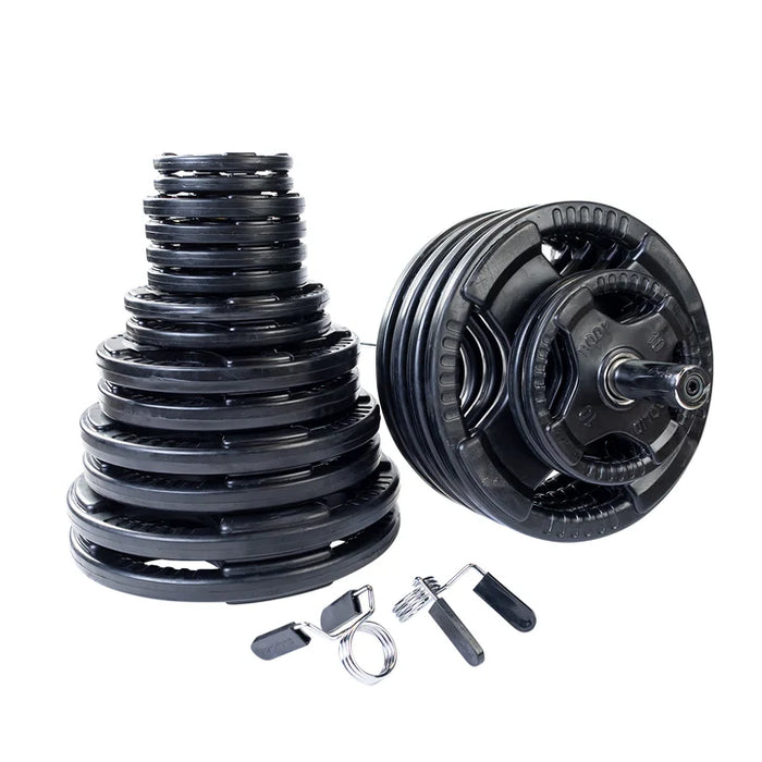 BodySolid Olympic Rubber Disk Black