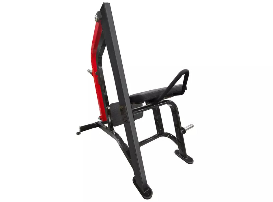 Extensión de cadera con carga de placa Steelflex